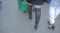 girls-in-leather-candid-wait