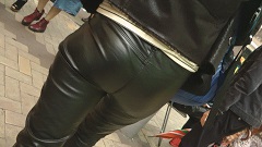 girls-in-leather-candid-wait
